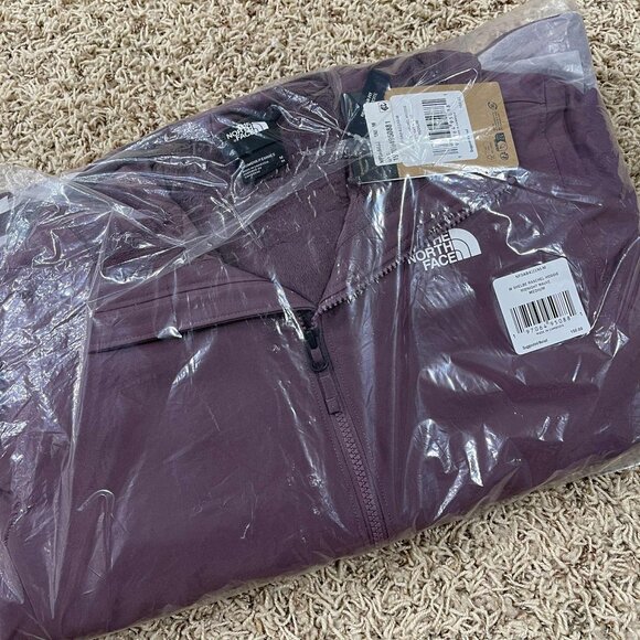 The North Face Women's Shelbe Raschel Fleece Hoodie Jacket Mauve, Size Medium - Picture 4 of 16